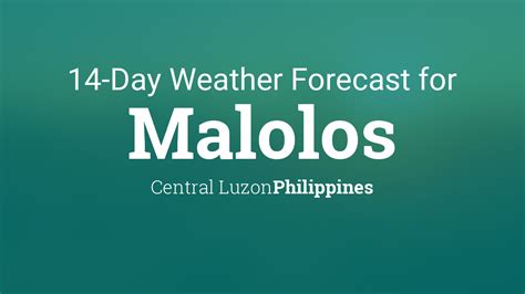 Weather forecast and conditions for Malolos, Bulacan .